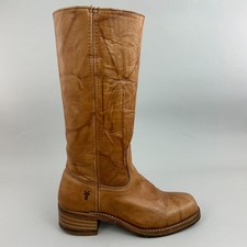 Frye Boots Size US8 UK6 Tan