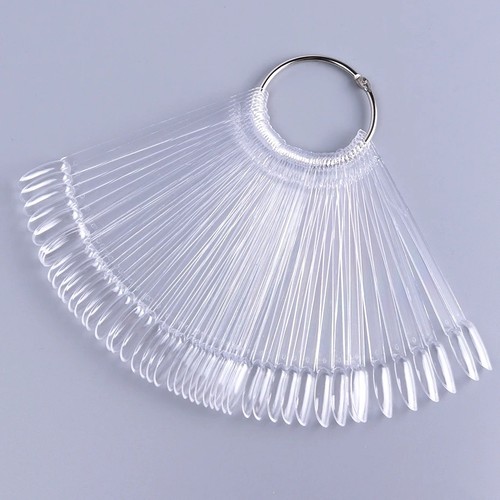 Fake nail display - nail, fan
