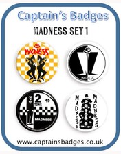 Sets of 4 and 9 Madness Badges