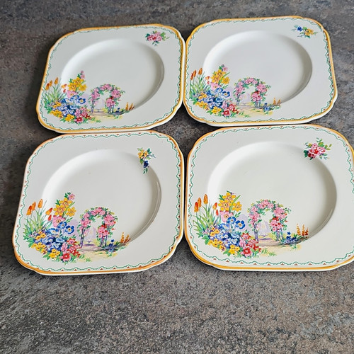 Tunstall ceramic floral - h&k,