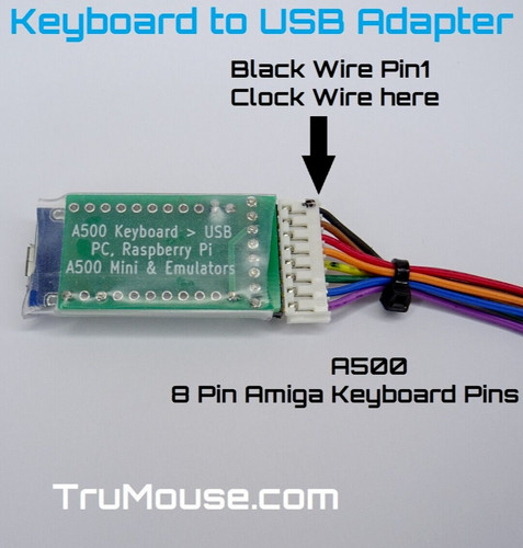 Amiga keyboard usb adapter - amiga,