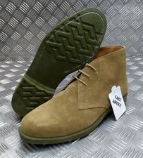 Desert Nubuck DMS Sole Ankle Boots  Suede Issue Soldier 6M  NEW with Box