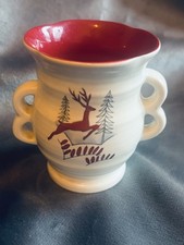 RARE Vintage 1950s Crown Devon Stockholm Fielding Leeping Deer VGC MCM