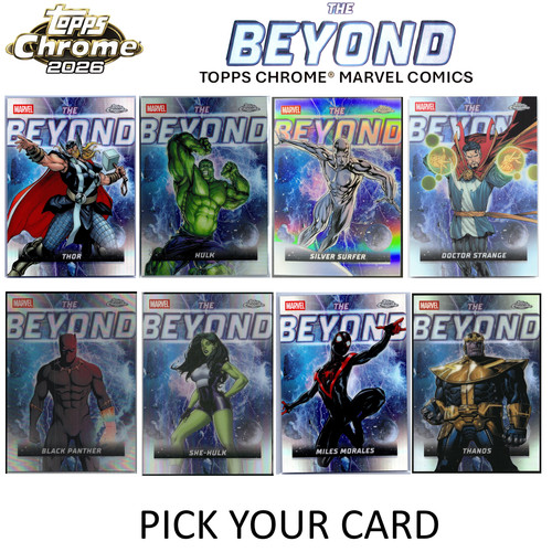 2026 topps chrome marvel - chrome,