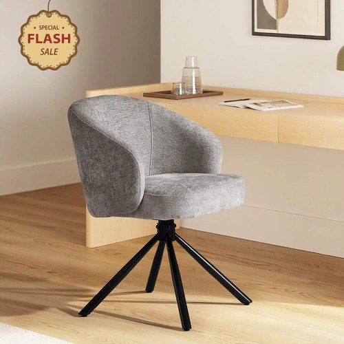 Cleo grey swivel desk - cleo,