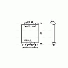 Radiator For Daihatsu Hijet