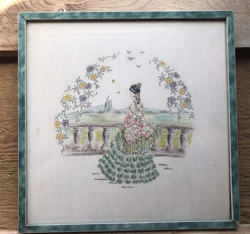 Vintage picture hand - picture/hand, painted