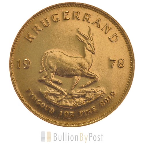 1978 krugerrand gold coin 1oz - gold,