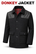 Mens Donkey Jacket Wool Winter