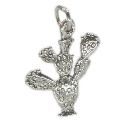 Prickly pear cactus - , sterling