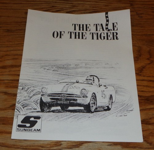1964 1965 sunbeam tiger tale - -,