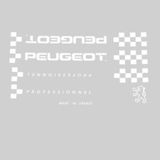 Peugeot Professionnel Bicycle Frame Stickers - Decals - n.940