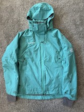 Mammut Ajungilak OTI Element Womens S Dry Tech Ski Jacket Full Hooded Zip Vents