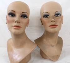 2 Vintage Fiberglass Mannequin