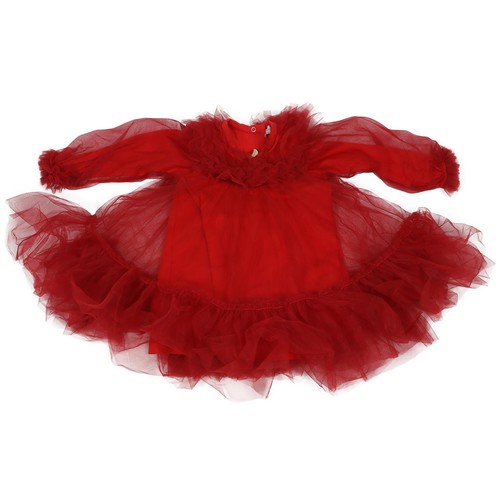 Monnalisa red kids grils tulle - grils,