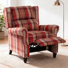 Recliner Tub Armchair Red