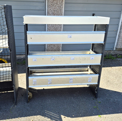 Metal gondola shelving unit 4 - shelving,