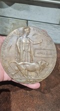 WW1 Death Plaque Arthur Heard