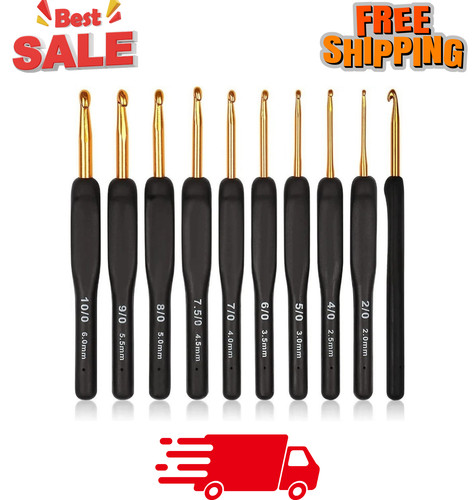 8pcs ergonomic crochet - crochet, hooks