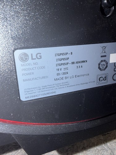 Ultragear 27gp850 27 - 27gp850-b, 27"