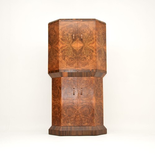 Art deco burr walnut - art, cocktail