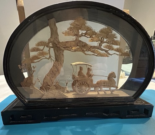 Vtg chinese diorama - chinese,
