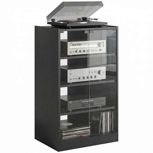 Homcom tier stand with - homcom, hi-fi