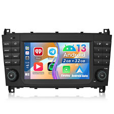Carplay For Mercedes Benz C Class W203 CLK W209 Car Stereo Android 13 GPS 2+32GB