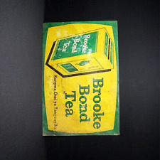 VINTAGE OLD ORIGINAL TIN SIGN BROOKE BOND TEA KUNYWA CHAI LIPTON TEA RARE 1960