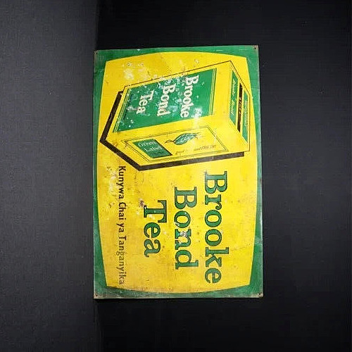 Vintage old original tin sign - original,