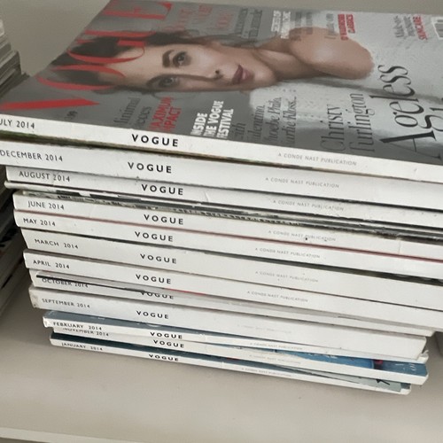 Vogue magazine lot 2014 issues - magazine,
