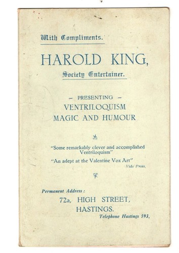 Ventriloquist magician - ventriloquist, &