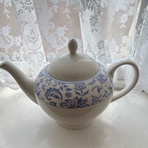 Churchill teapot blue - teapot, and