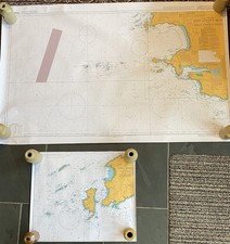 2xAdmiralty Charts 1975 ST