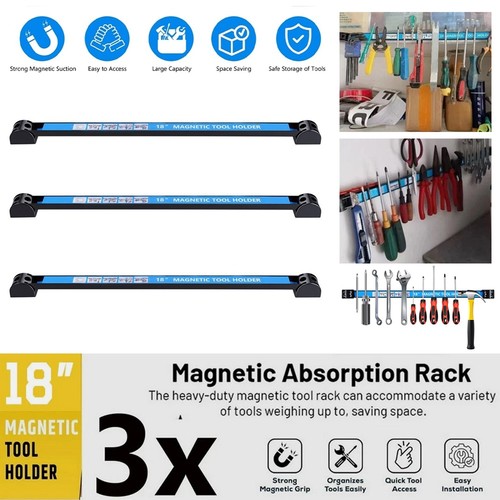 Magnetic tool bar heavy - magnetic,