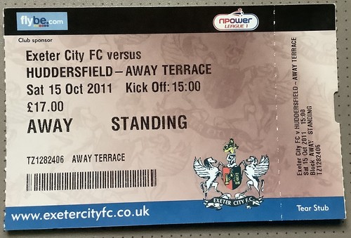 Exeter city huddersfield - exeter, v