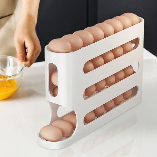 Tier egg dispenser rolldown - tier,
