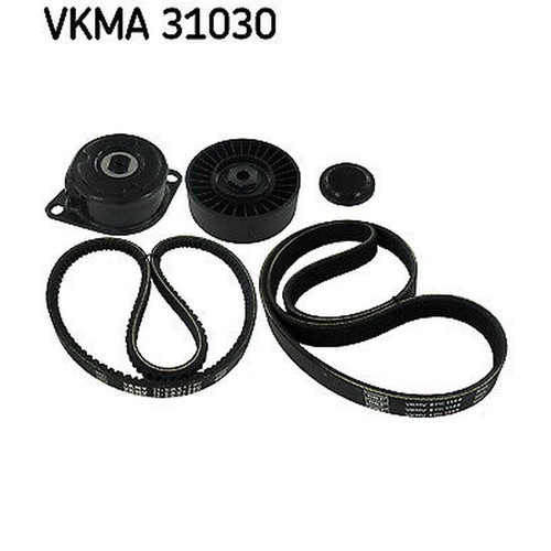 Ribbed belt set - v-ribbed, skf
