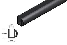 Ford Popular 103E Rear Side Rubber - Ford Pop