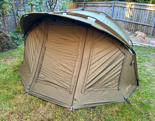 Cyprinus man bivvy with - man,