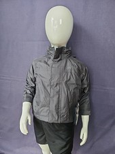 RRP £60 Age 3/4 Nabro Trespass Boys Waterproof Jacket Flint