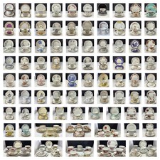 VINTAGE CHINA TEA TRIOS  - CUP, SAUCER & PLATE  - £1.95 - £60 Huge Choice