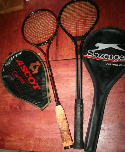 Pair vintage squash - of,