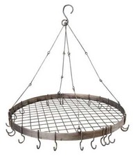 Large 71cm Hanging Brown Metal