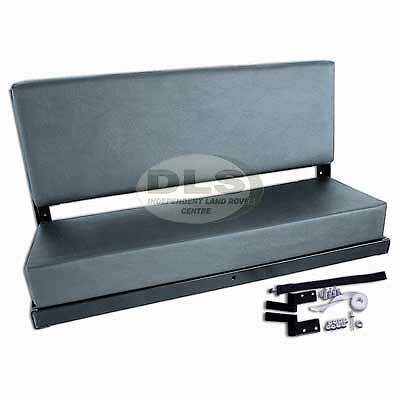 Grey vinyl rear bench - grey, seat