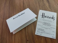 Acne Studios Receipt Holder