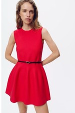 Zara Red Structured Voluminous