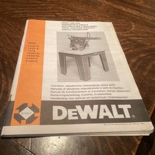 DEWALT RADIAL ARM SAW CROSS