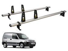 Van Guard ULTI Bar Aluminium 2 Bar Roof Rack for Citroen Berlingo First (96-08)