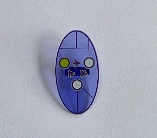 Lego purple oval shield - oval,